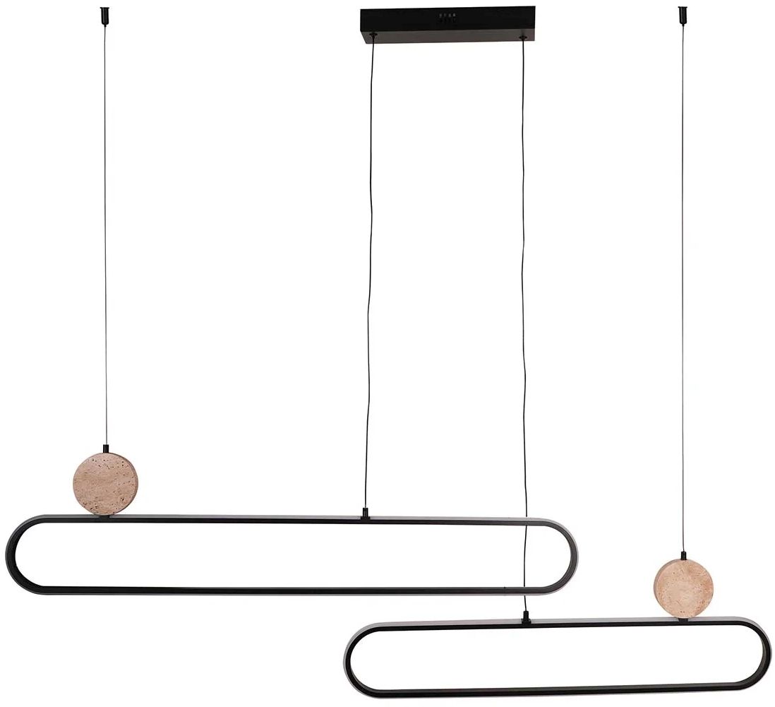 Goldlux Florentyna lampada sospesa 2x48 W nero 333889