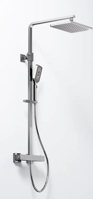 Steinberg 342 set per vasca e doccia a parete con termostato con soffione cromo 342 2721