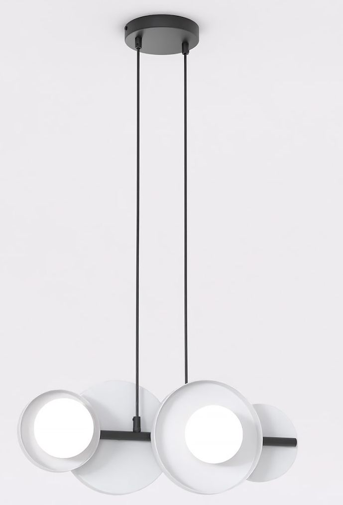 Emibig 4 BL Gray lampada sospesa 4x8 W grigio/cenere 1489/4