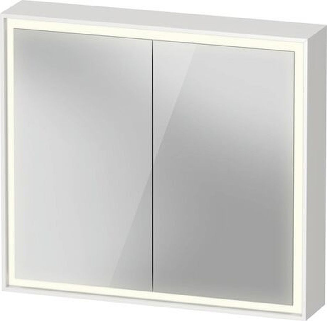 Duravit L-Cube armadietto 80x15x70 cm con specchio bianco LC7551018180010