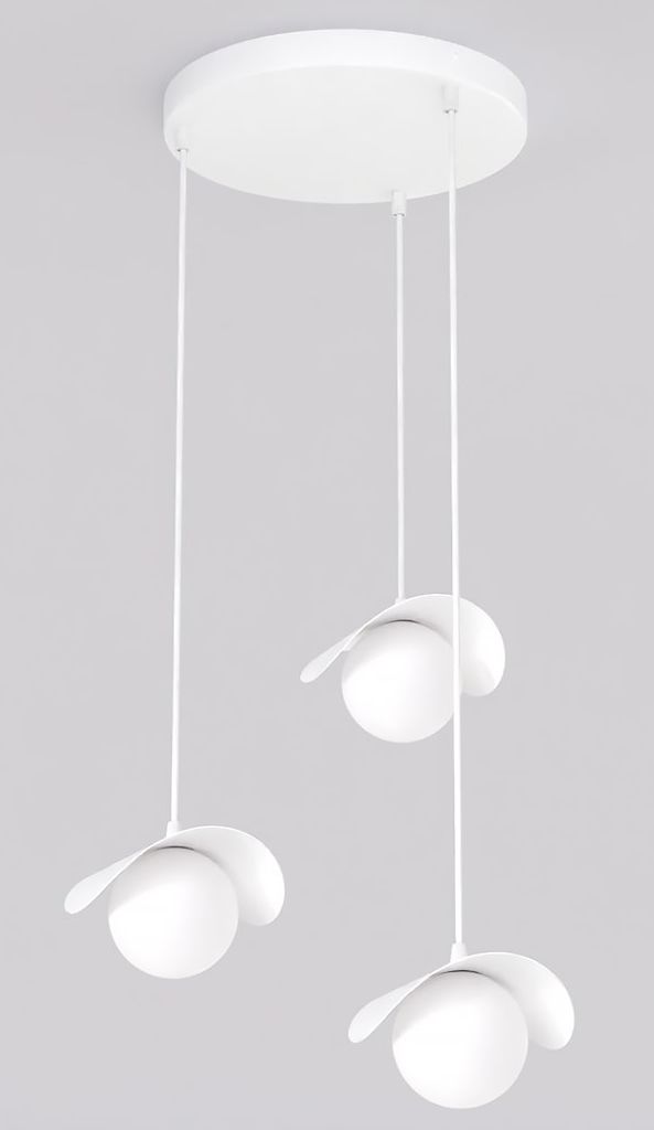 Emibig Ritual lampada sospesa 3x8 W bianco 1584/3PREM