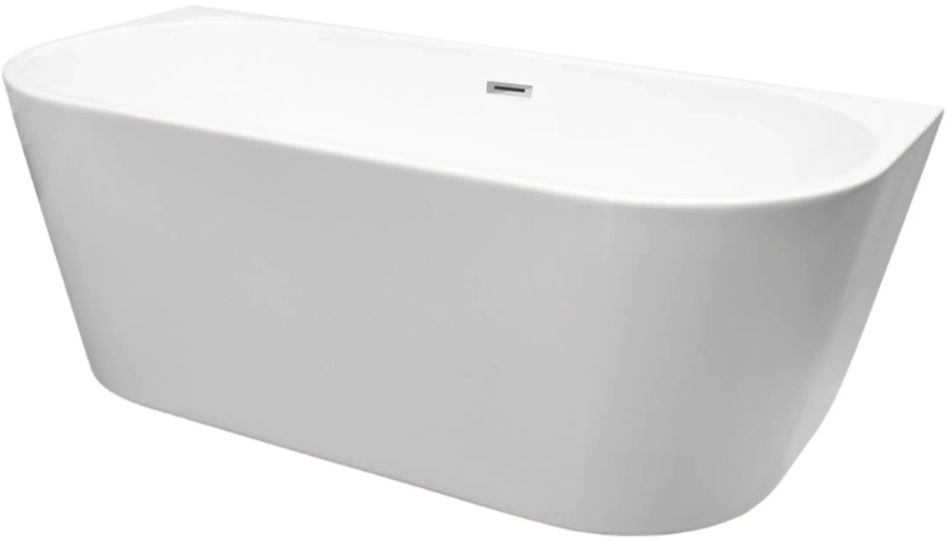 Balneo Viva vasca da bagno a parete 160x75 cm ovale bianco J0101010102-2