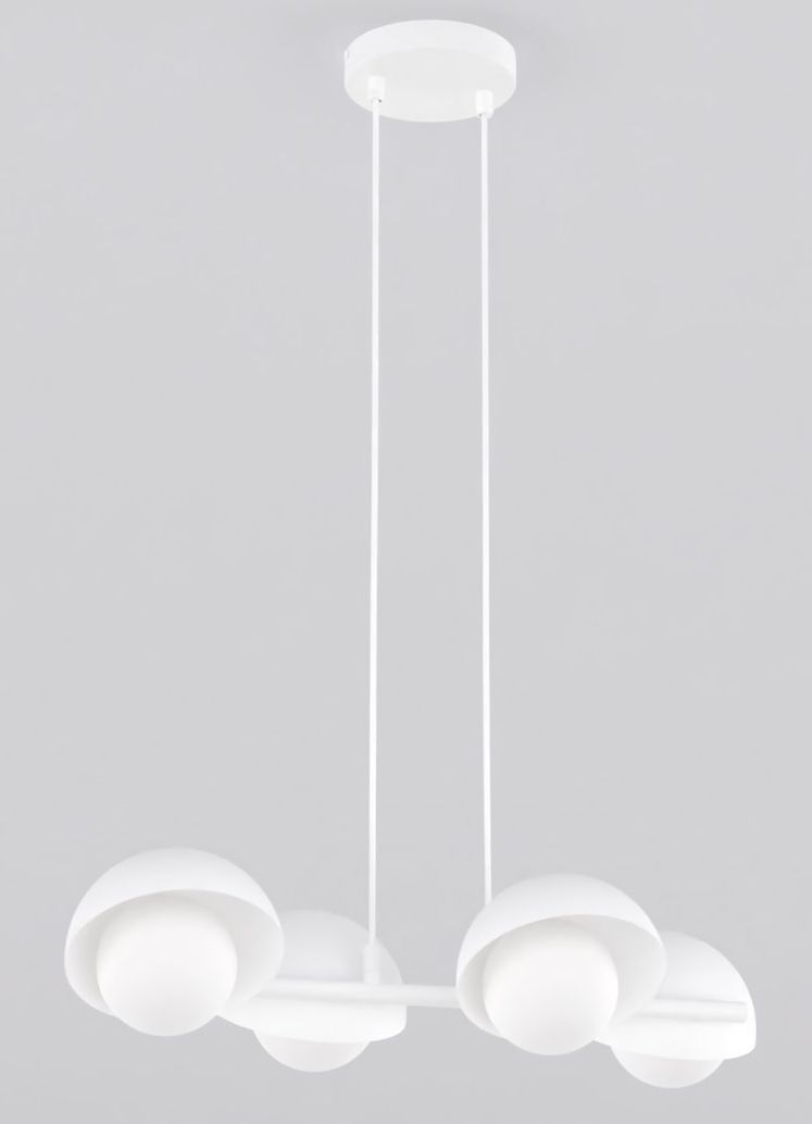 Emibig Boom lampada sospesa 4x8 W bianco 1592/4