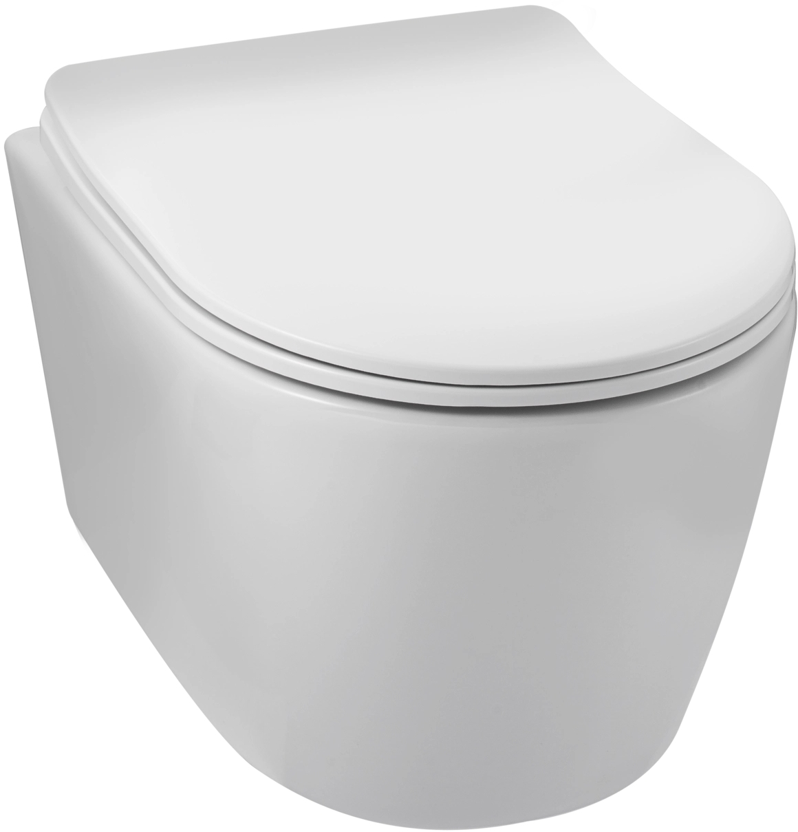 Balneo Luxa vaso wc con copriwater a discesa lenta sospeso senza brida bianco G0101010101-1