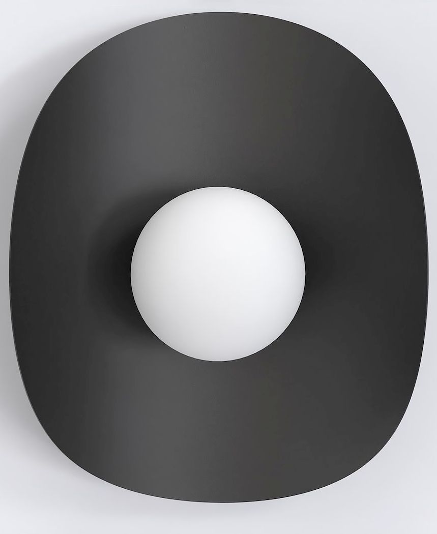 Emibig Fiero lampada da parete 1x8 W nero 1523/K1