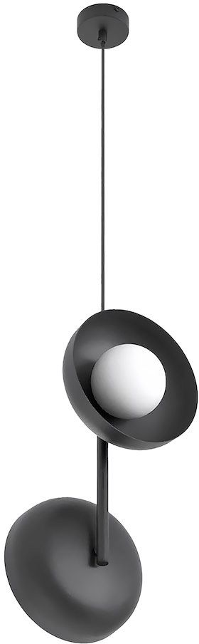 Emibig Vanila lampada sospesa 2x8 W nero 1595/2