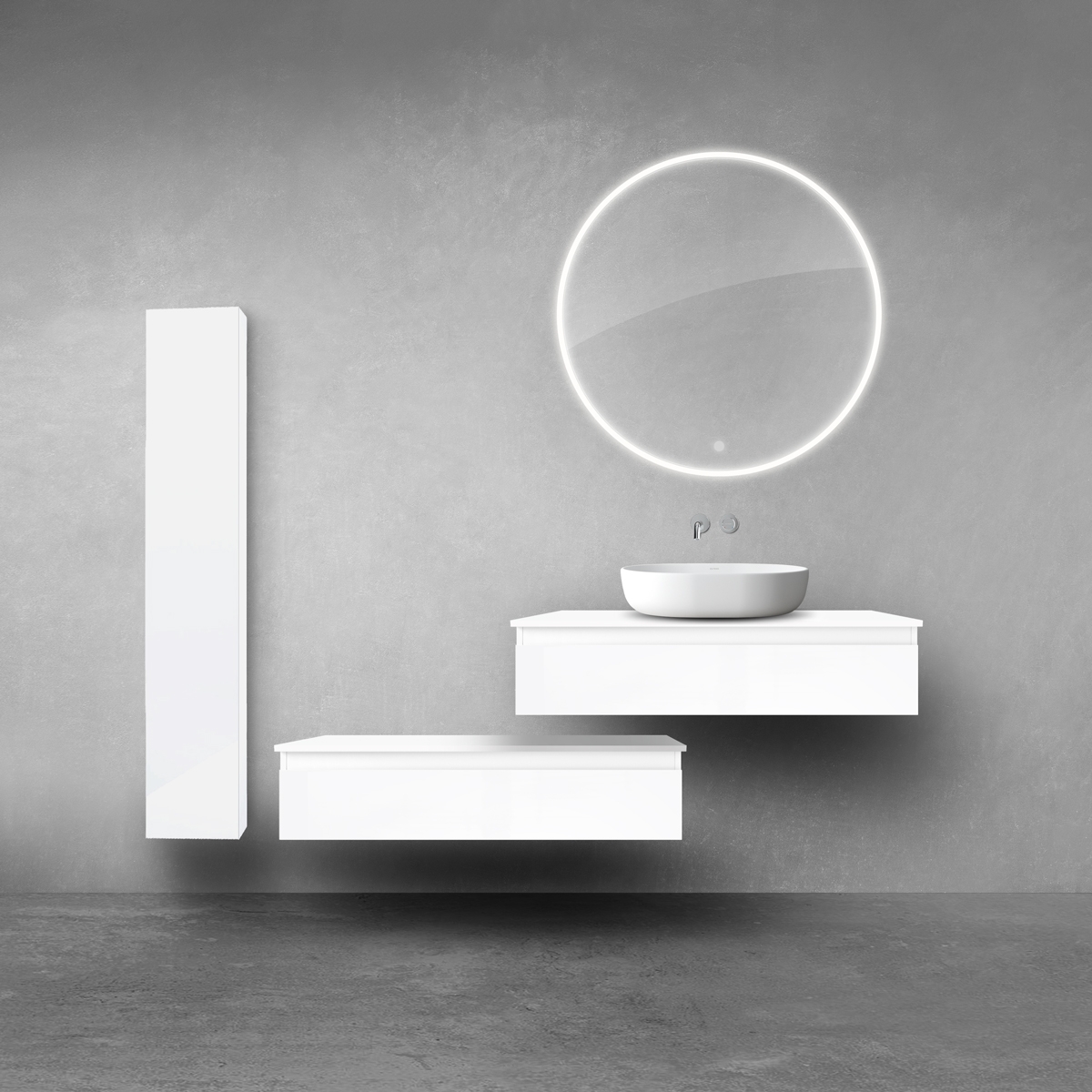 Set armadietto Oltens Vernal 61000000, armadietto Oltens Vernal 60011000, 63006000