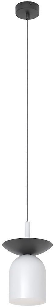 Emibig Ego lampada sospesa 1x10 W nero 1611/1