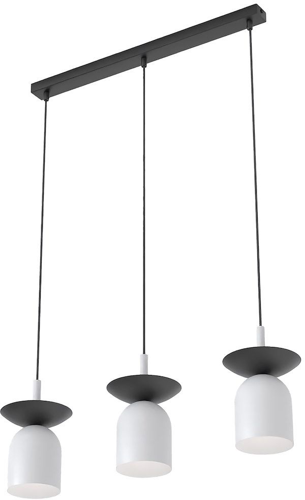 Emibig Ego lampada sospesa 3x8 W nero 1611/3
