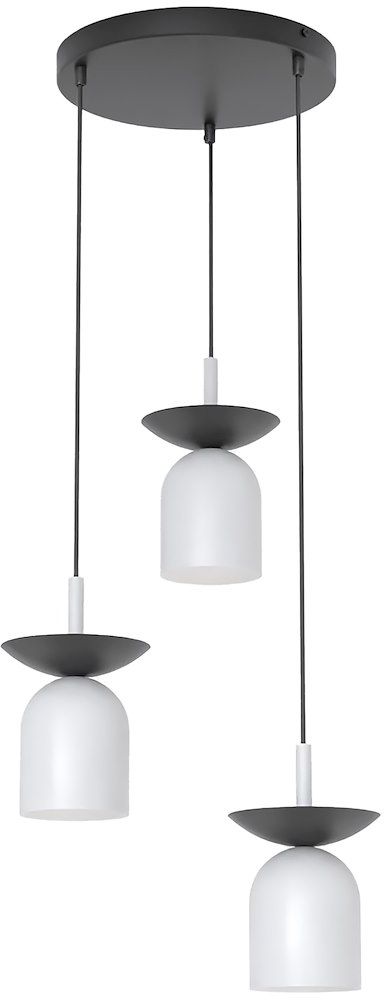 Emibig Ego lampada sospesa 3x10 W nero 1611/3PREM
