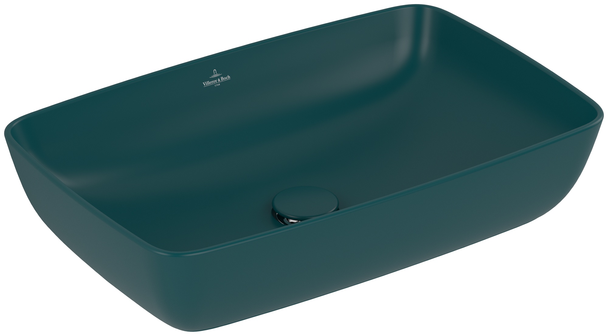 Villeroy & Boch Artis lavabo 58x38.5 cm rettangolare da appoggio verde 417258TE