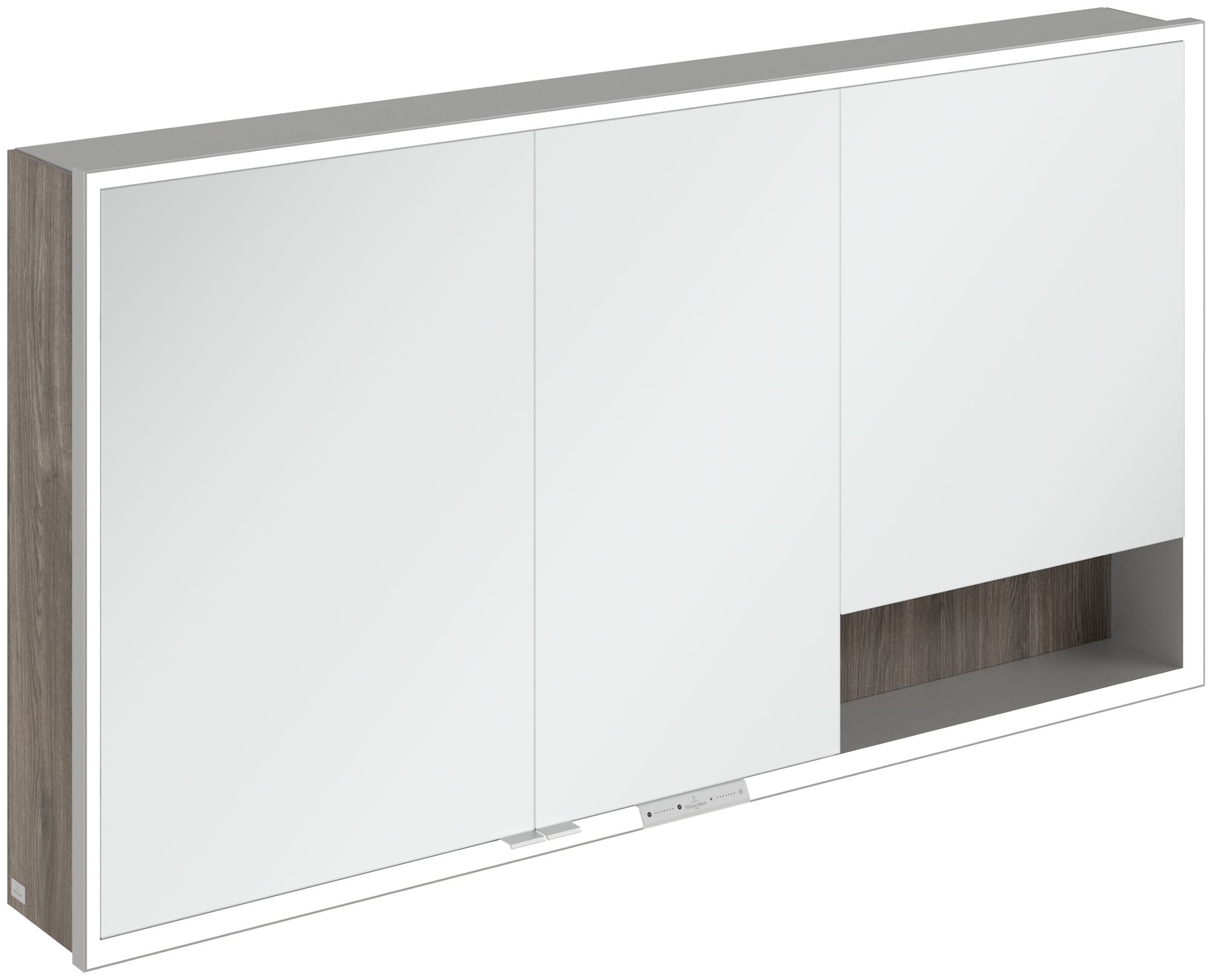 Villeroy & Boch My View+ armadietto 75x16.8x140 cm con specchio rovere A48114RK