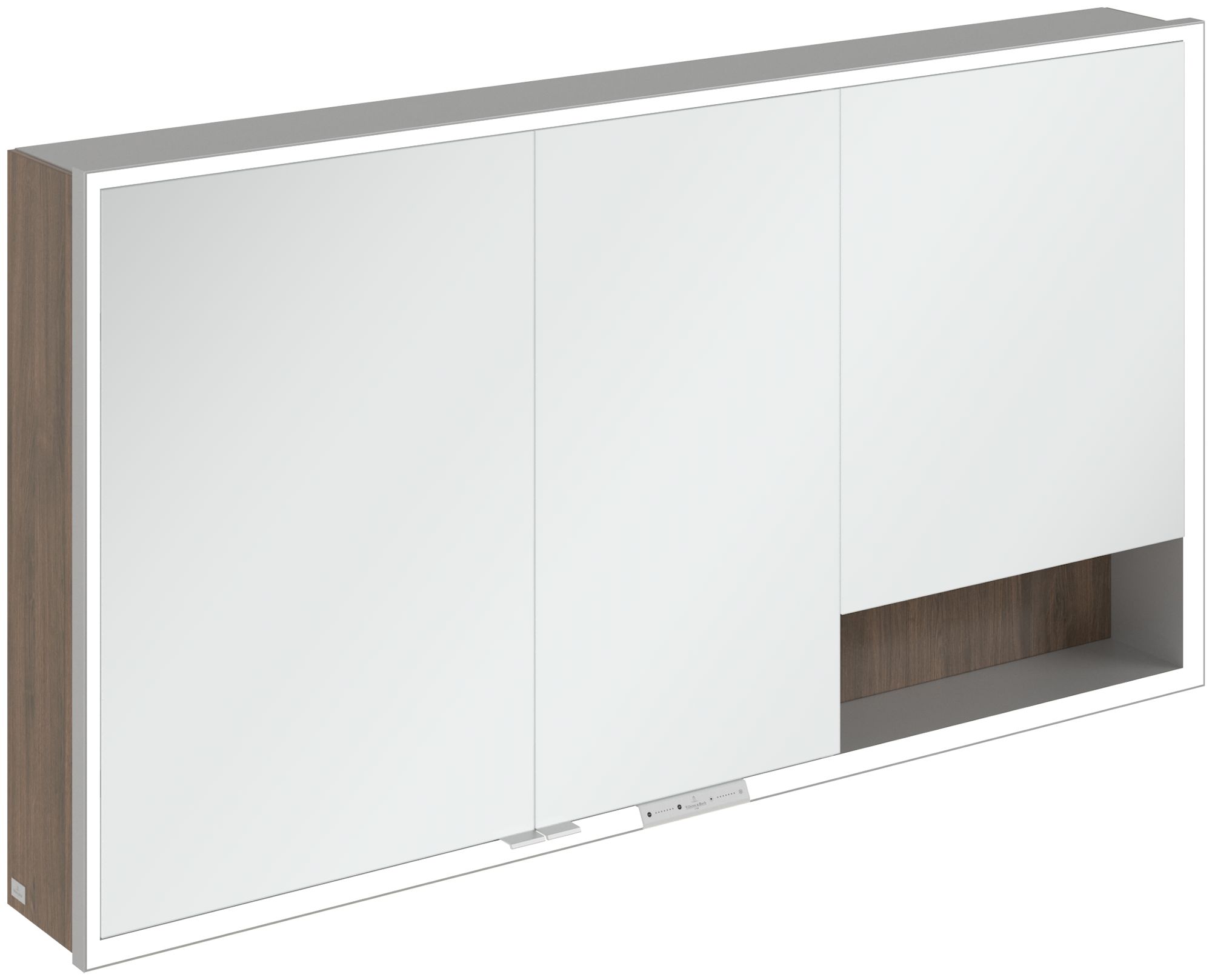 Villeroy & Boch My View+ armadietto 140x16.8x75 cm con specchio rovere A48114VH