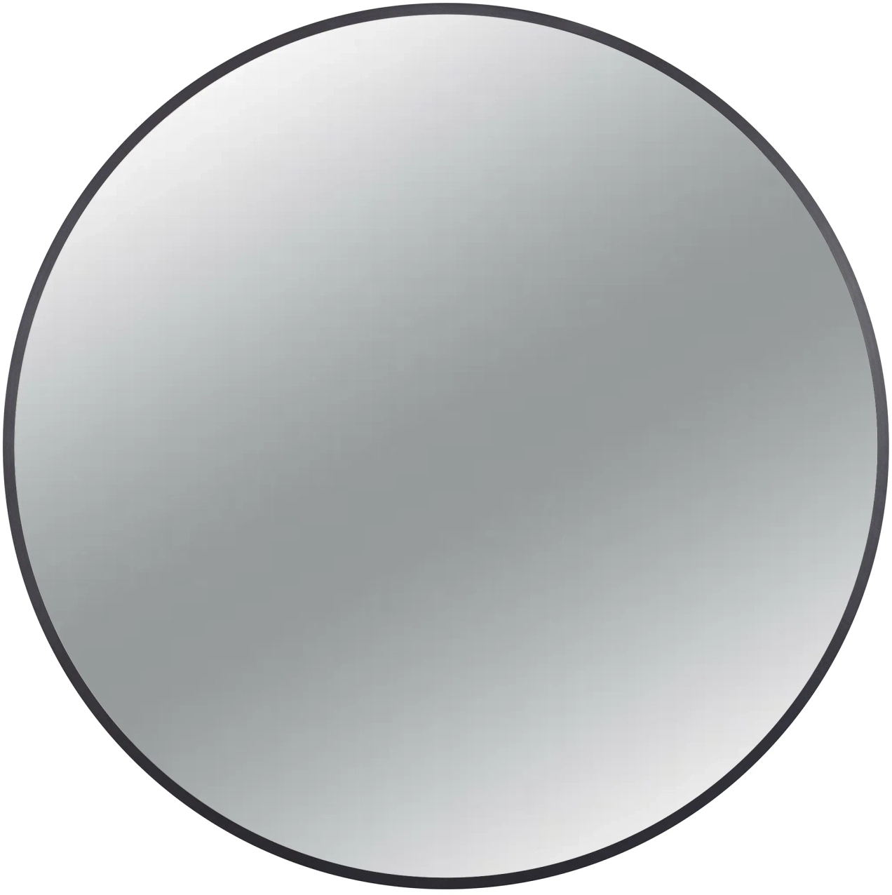 Balneo Corina specchio 100x100 cm rotonda nero L0101010503-4