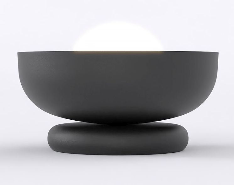 Emibig Ozzy lampada da tavolo 1x9 W nero 1515/LN1