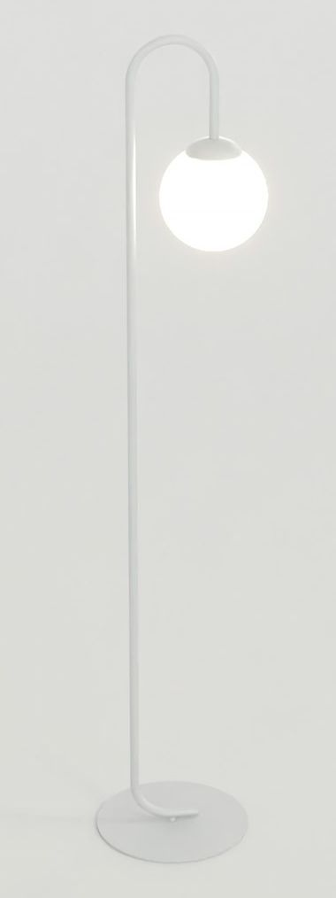 Emibig Flor lampada da terra 1x10 W grigio 1496/LP1