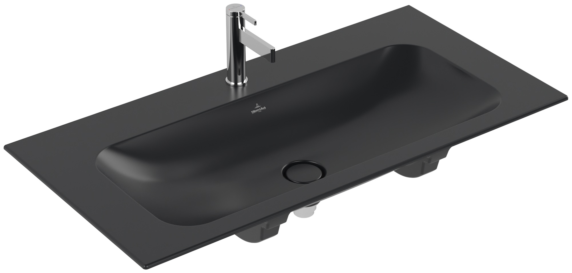 Villeroy & Boch Finion lavabo 100x50 cm rettangolare da mobile nero 4164A2R7