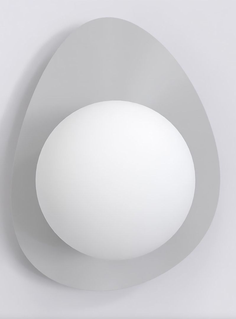 Emibig Ovo lampada da parete 1x8 W grigio 1530/K1
