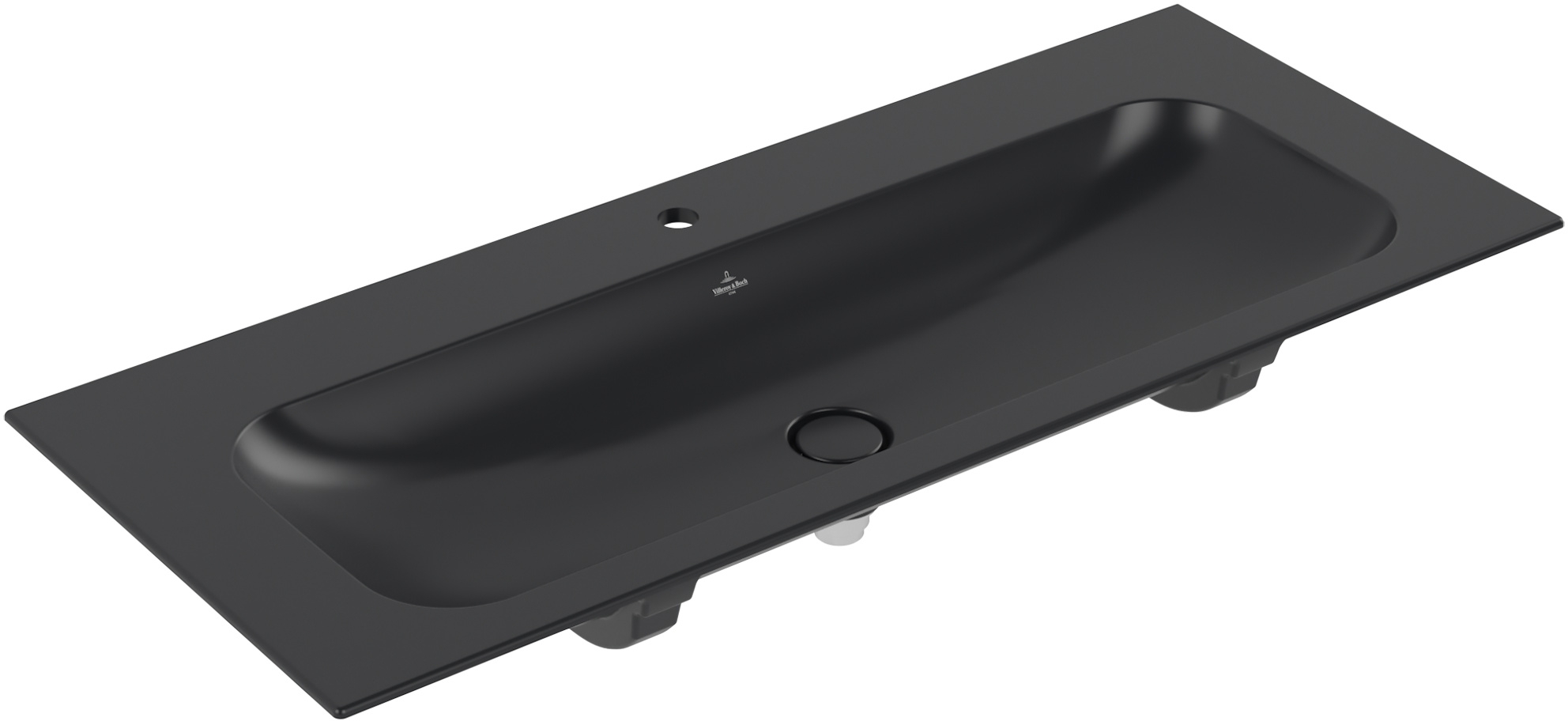 Villeroy & Boch Finion lavabo 120x50 cm rettangolare da mobile nero 4164C2R7