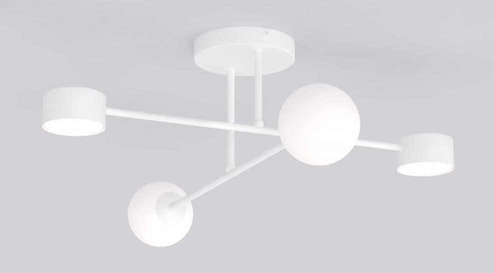 Emibig Holon lampada da soffitto 4x8 W bianco 1559/4