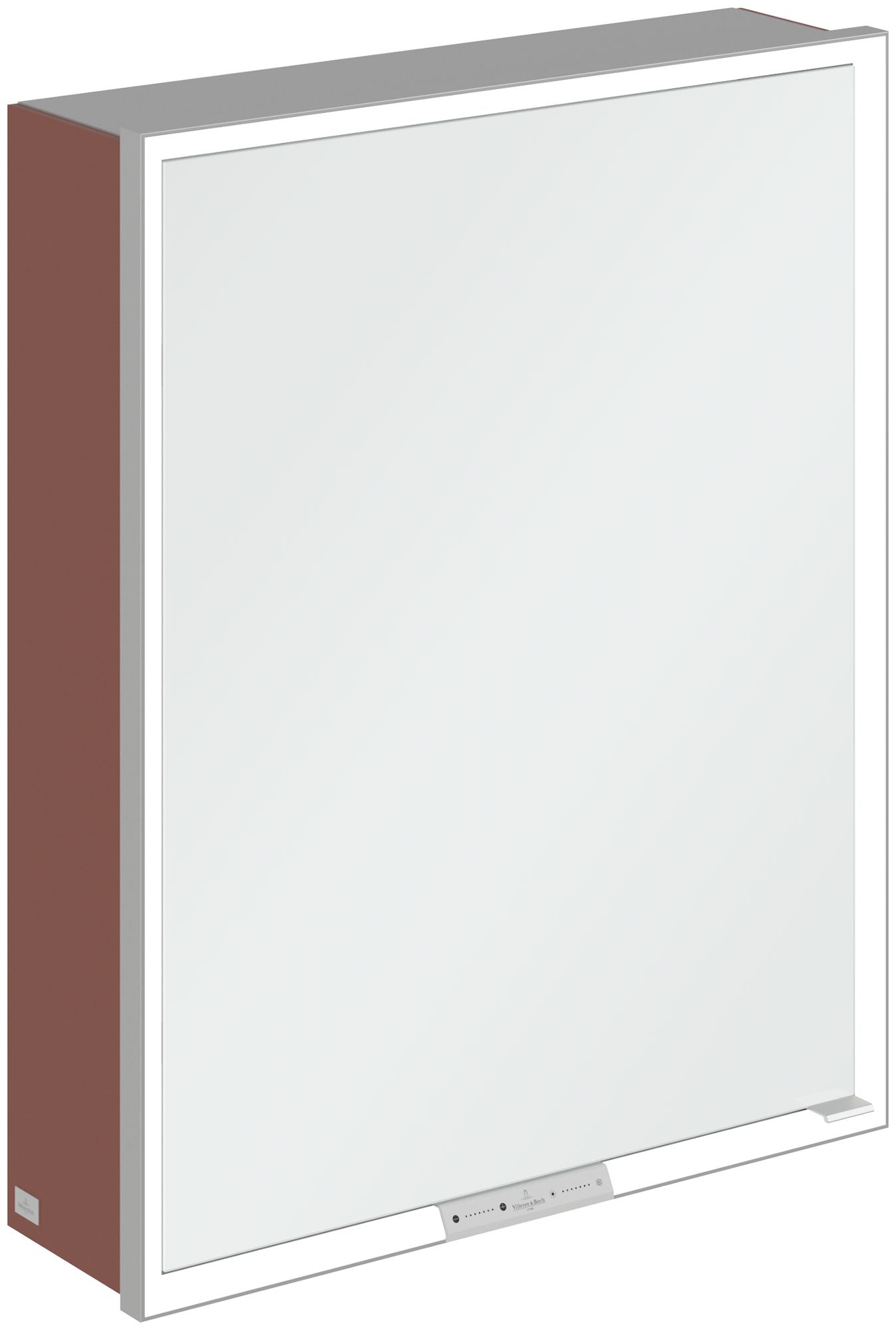 Villeroy & Boch My View+ armadietto 60x16.8x75 cm con specchio rosso A4816LAH