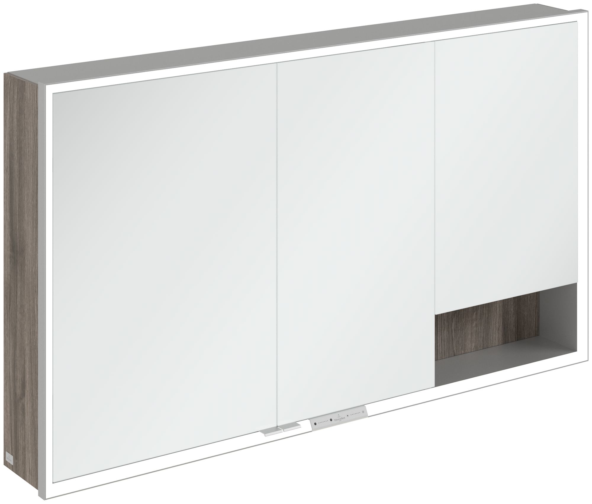 Villeroy & Boch My View+ armadietto 130x16.8x75 cm con specchio rovere A48113RK