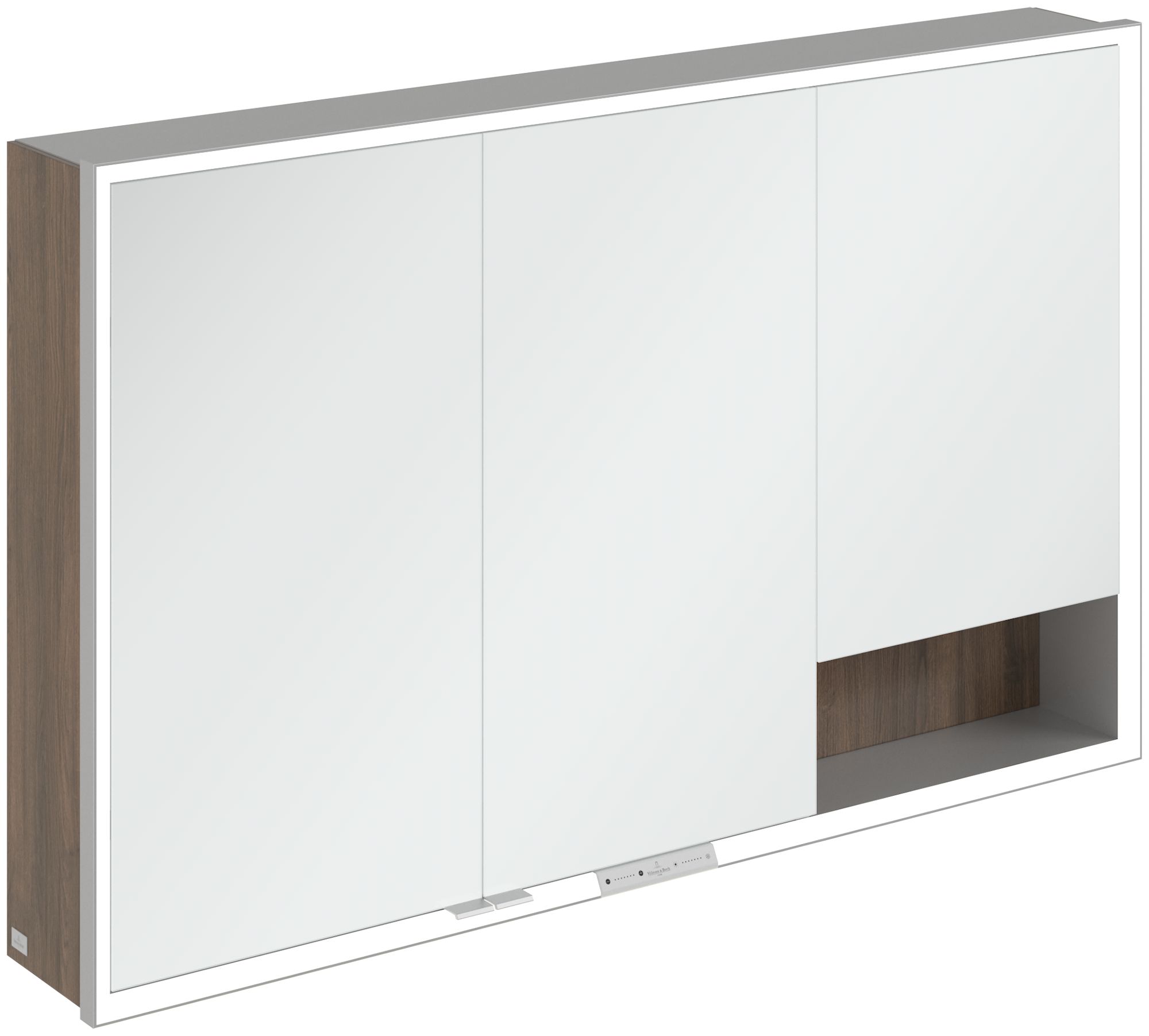 Villeroy & Boch My View+ armadietto 120x16.8x75 cm con specchio rovere A48112VH
