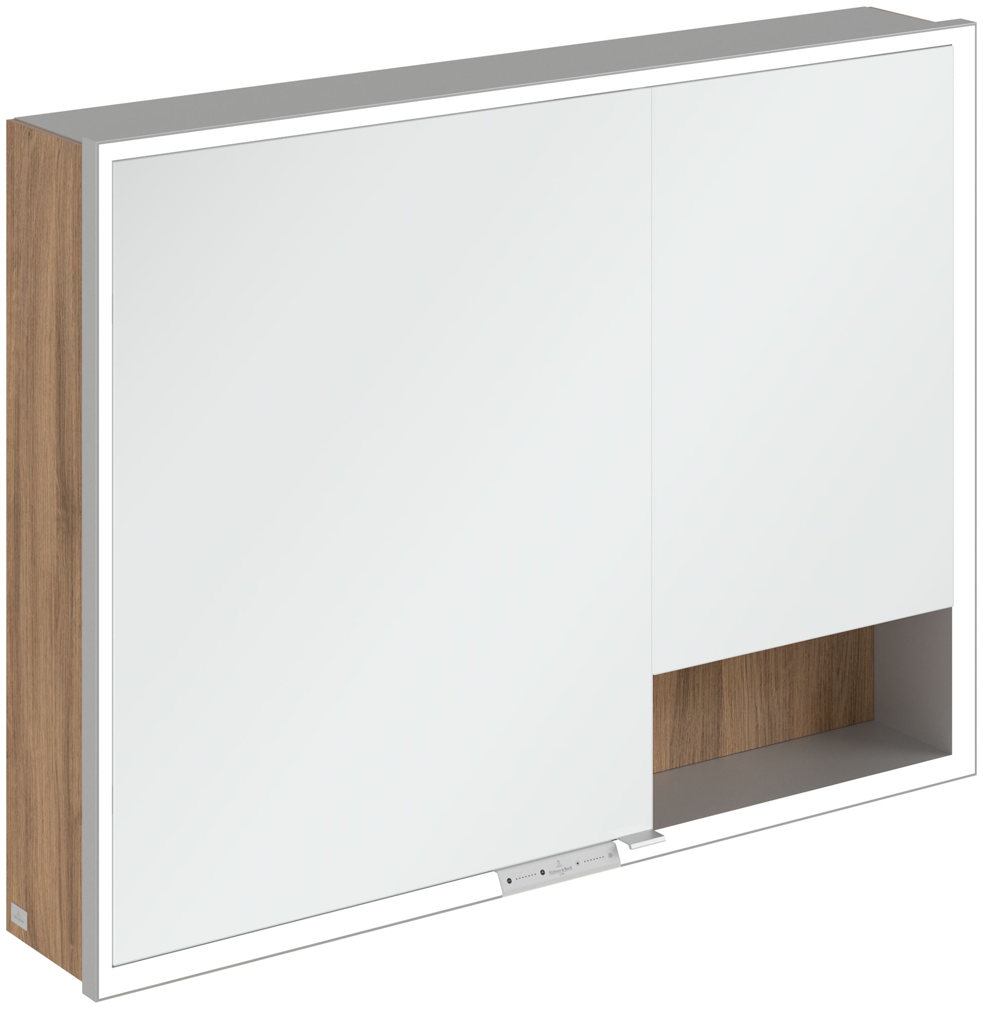 Villeroy & Boch My View+ armadietto 100x16.8x75 cm con specchio rovere A48110RH