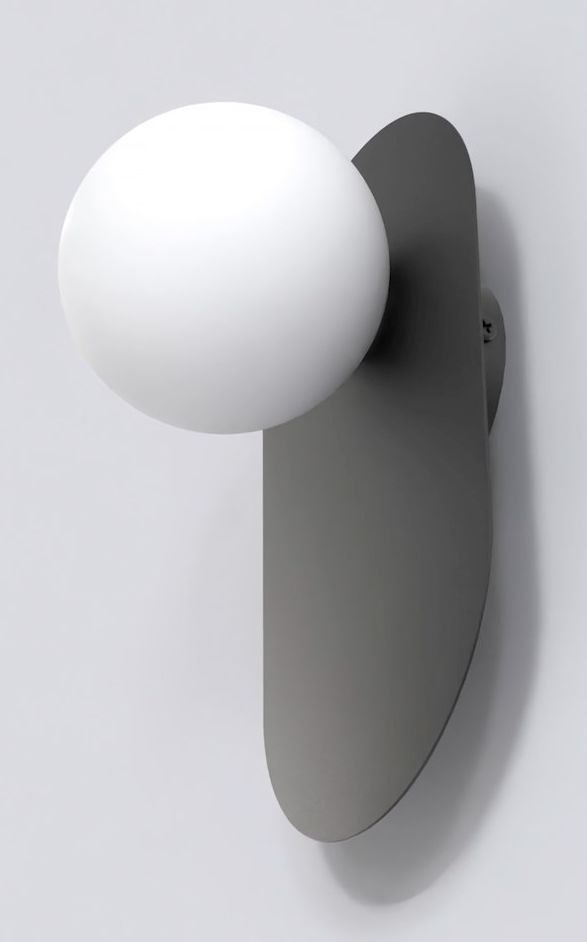 Emibig Viva lampada da parete 1x8 W nero 1549/K1