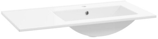 Defra Plan lavabo 91x46 cm rettangolare da mobile bianco lucida 1729