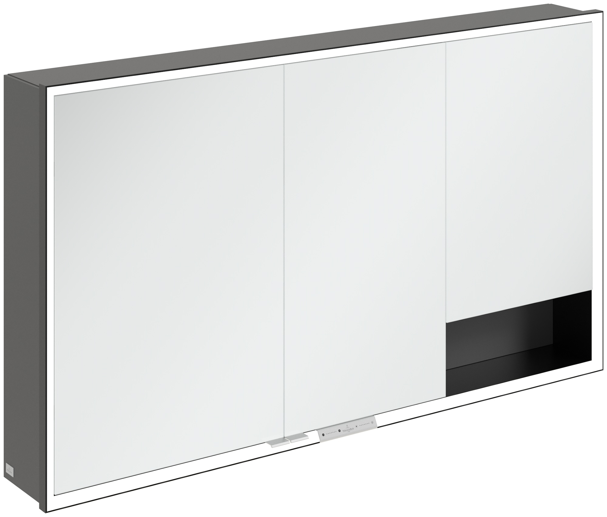 Villeroy & Boch My View+ armadietto 130x16.8x75 cm con specchio grafite B48113VR