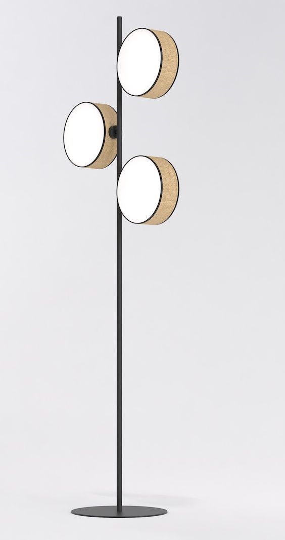 Emibig Drumz lampada da terra 3x10 W beige 1565/LP3