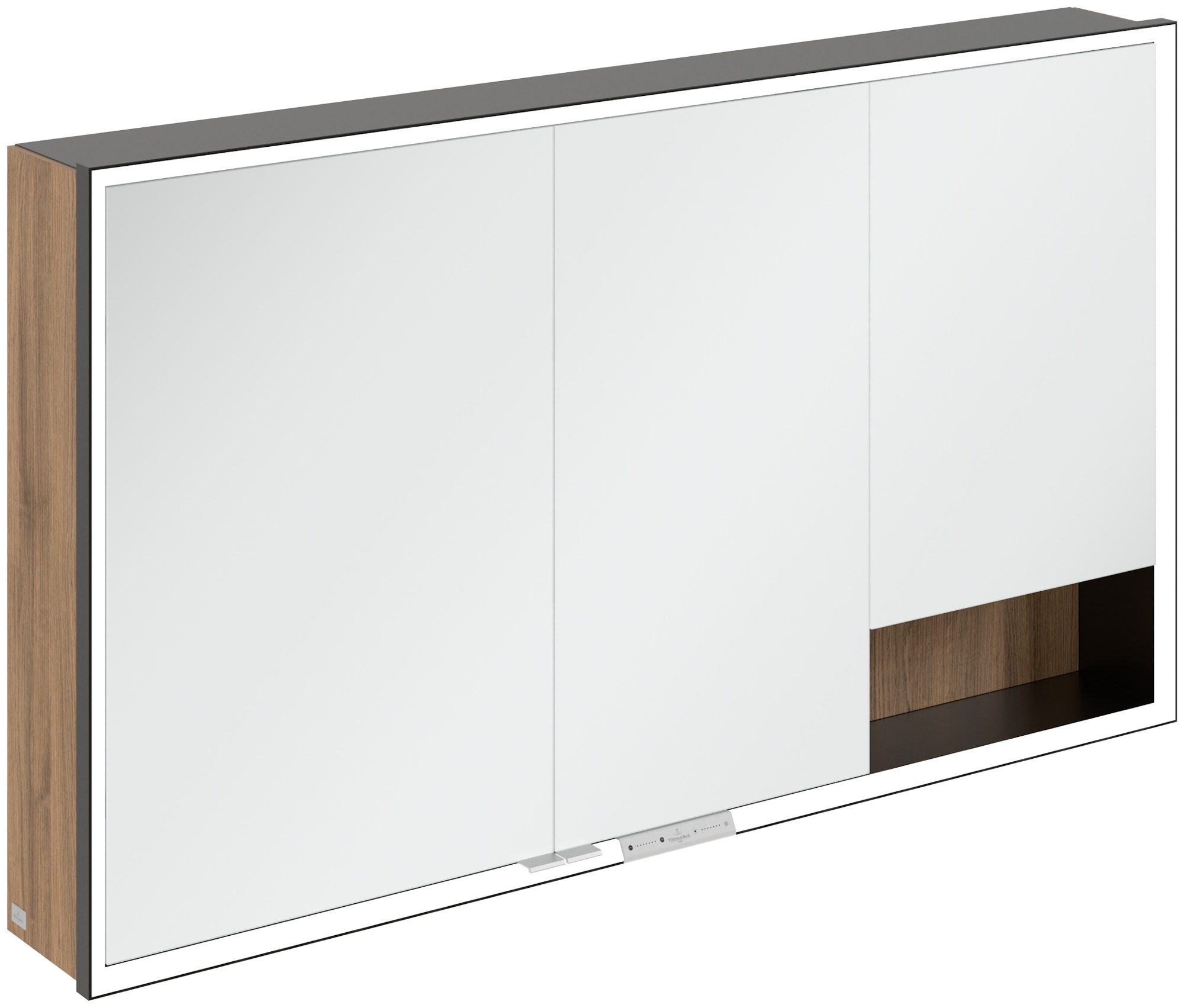 Villeroy & Boch My View+ armadietto 130x16.8x75 cm con specchio rovere B48113RH