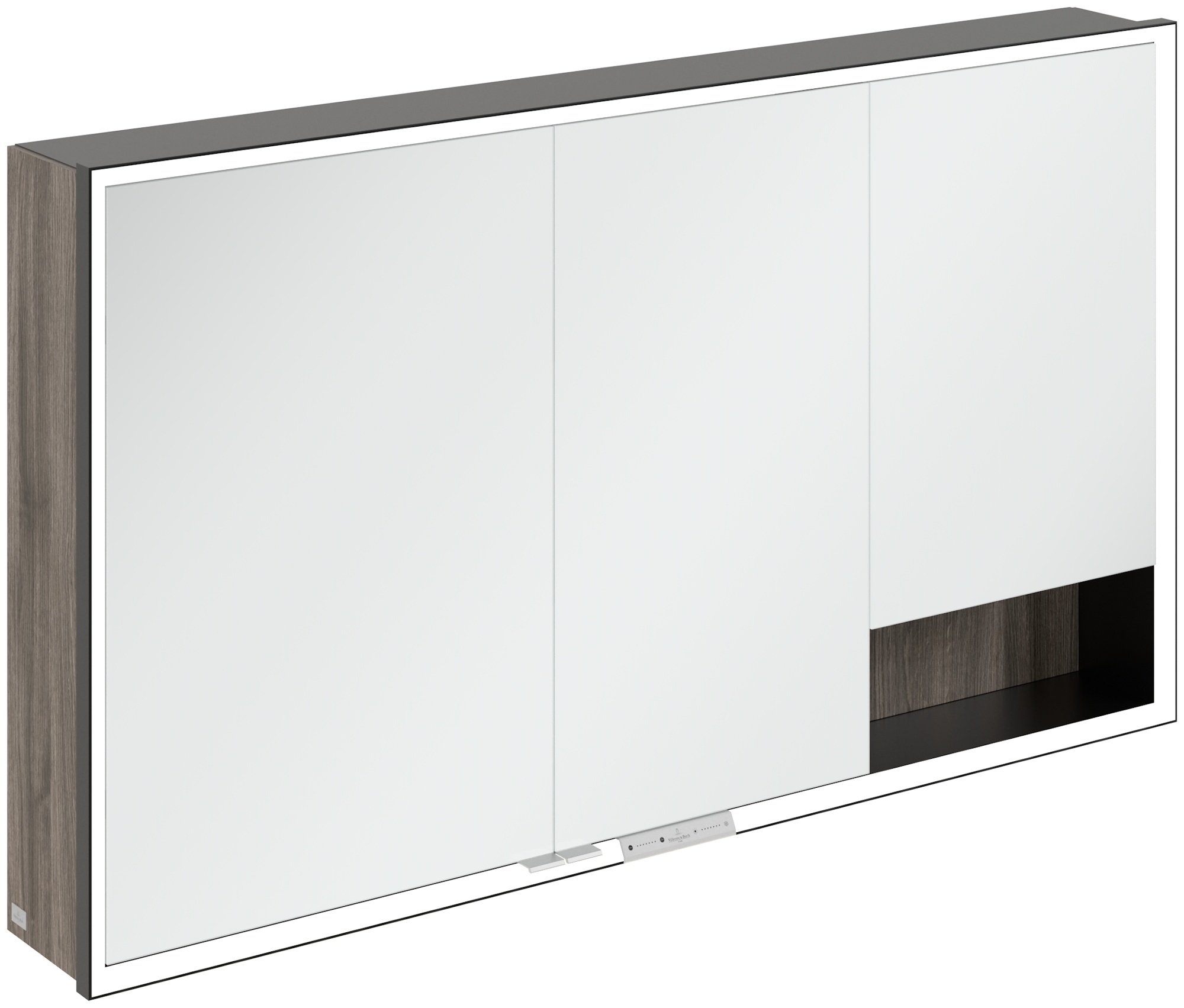 Villeroy & Boch My View+ armadietto 130x16.8x75 cm con specchio rovere B48113RK