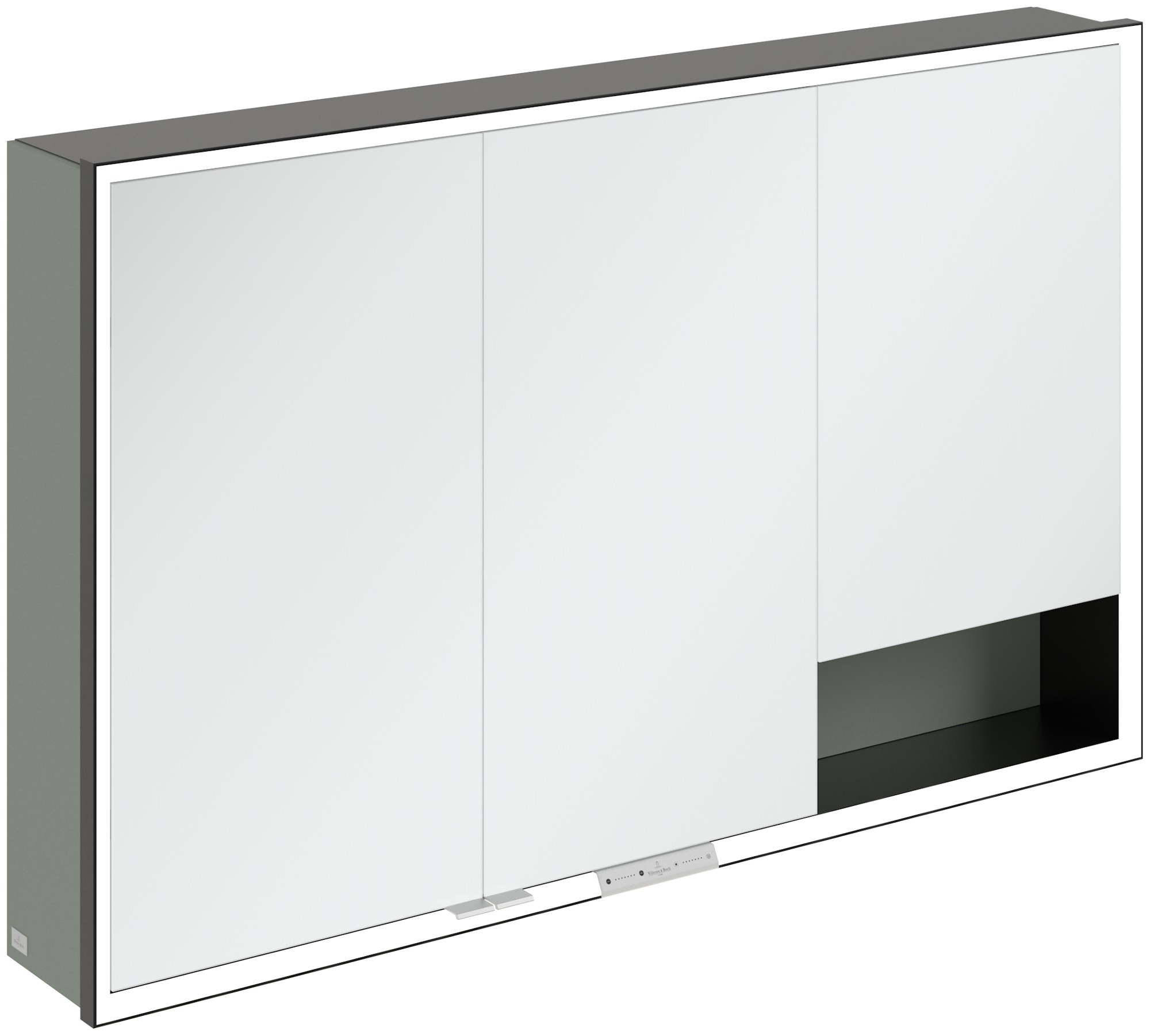 Villeroy & Boch My View+ armadietto 120x16.8x75 cm con specchio verde B48112AF