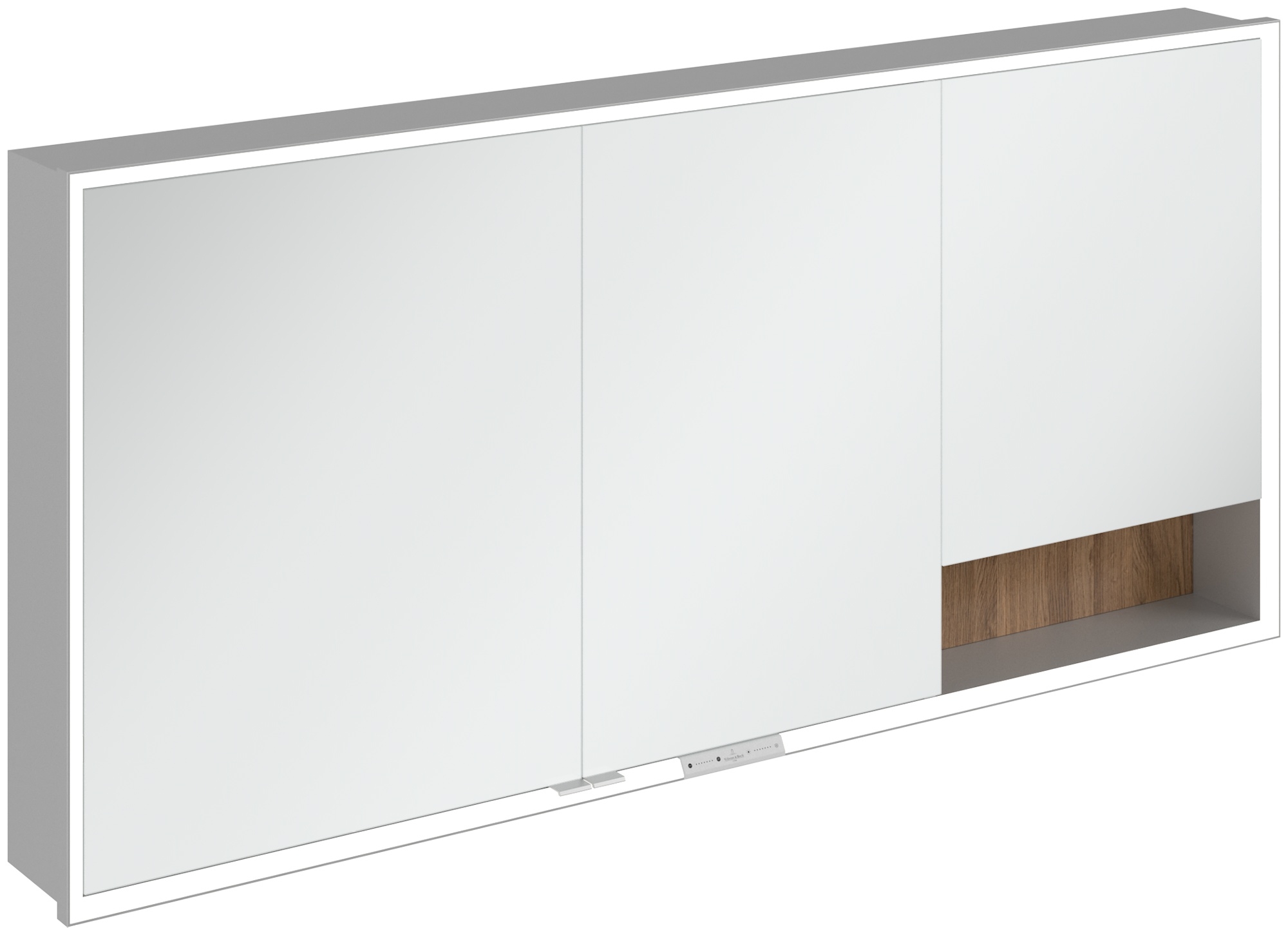 Villeroy & Boch My View+ armadietto 160x16.8x75 cm con specchio rovere A48216RH