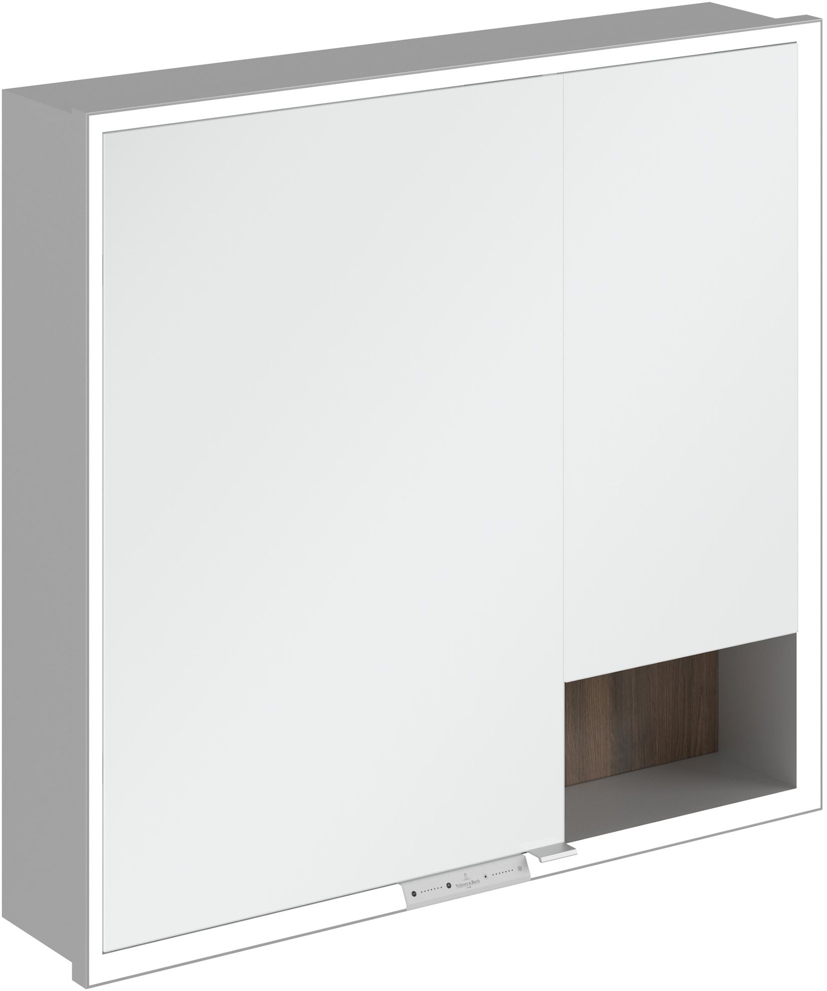 Villeroy & Boch My View+ armadietto 80x16.8x75 cm con specchio rovere A48280VH
