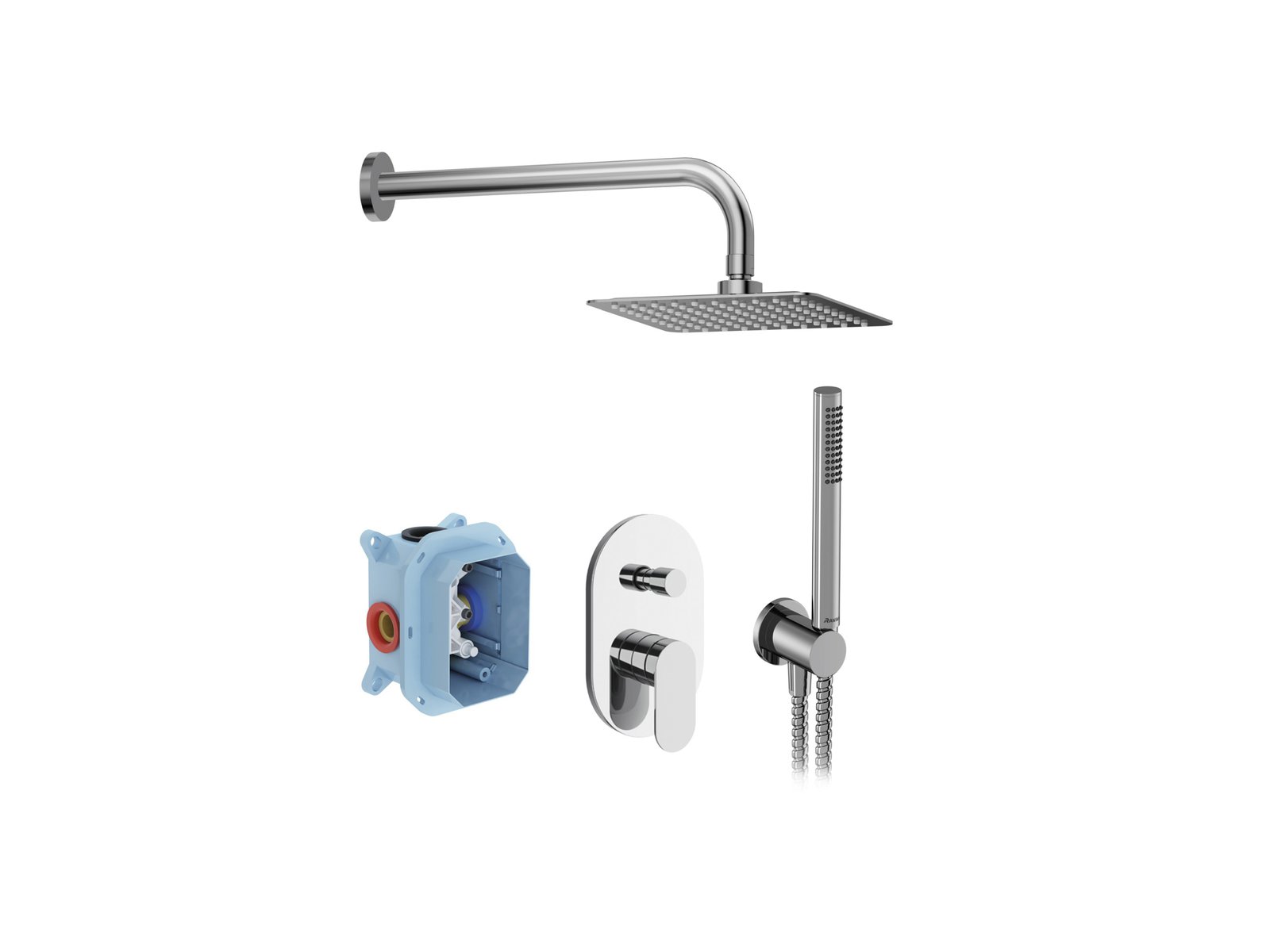 Ravak Chrome II set rubinetteria cromo X07S014