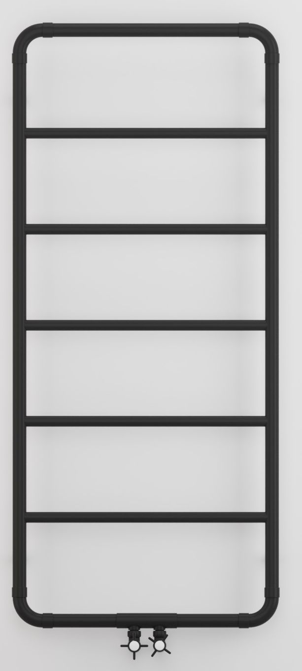 Imers Art radiatore da bagno decorativo 120x53 cm nero G00253012005