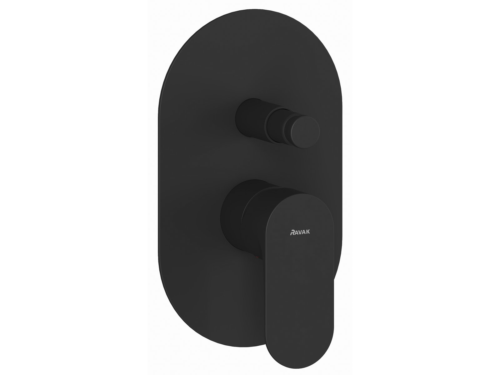 Ravak Eleganta rubinetto per vasca e doccia da incasso nero X070298