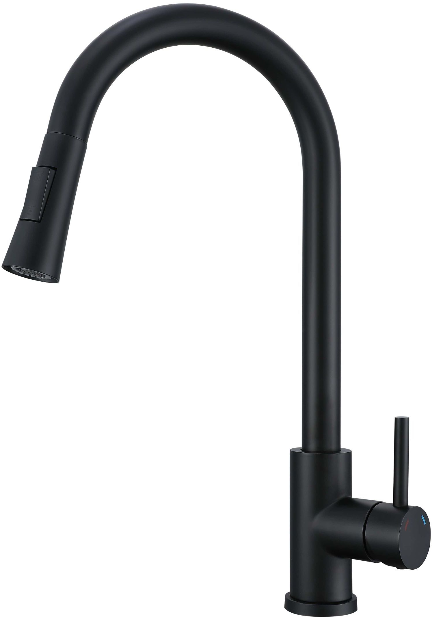 Ruvetti Edera rubinetto da cucina verticale nero 1003MB