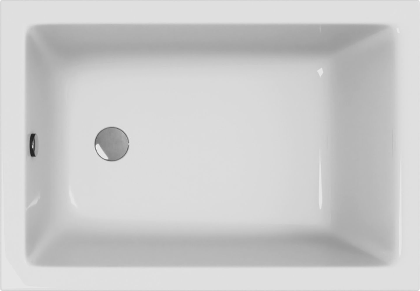 Excellent Marella vasca da bagno rettangolare 100x70 cm bianco WAEX.MAE.100.070.WH