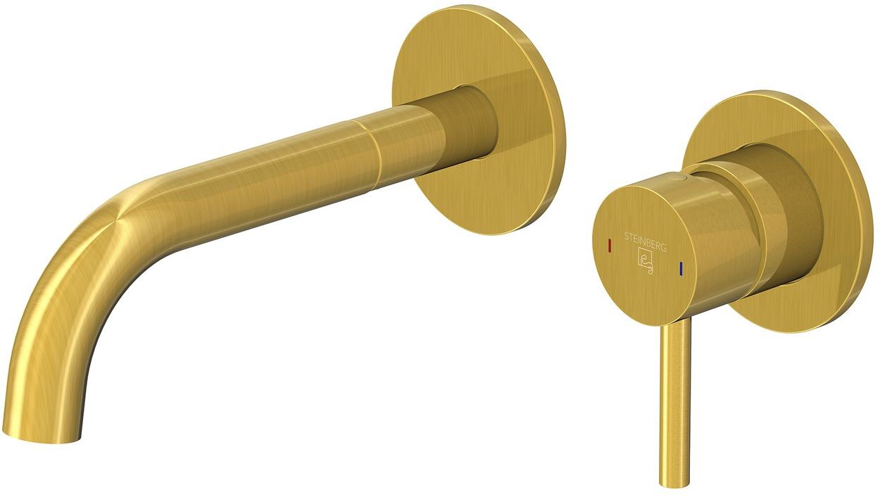 Steinberg 100 rubinetto per lavabo da incasso oro 10018143BG