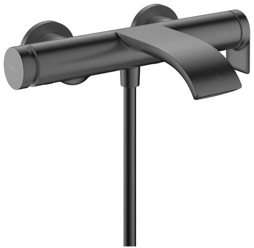 Hansgrohe Vivenis rubinetto per vasca e doccia a parete nero 75420340