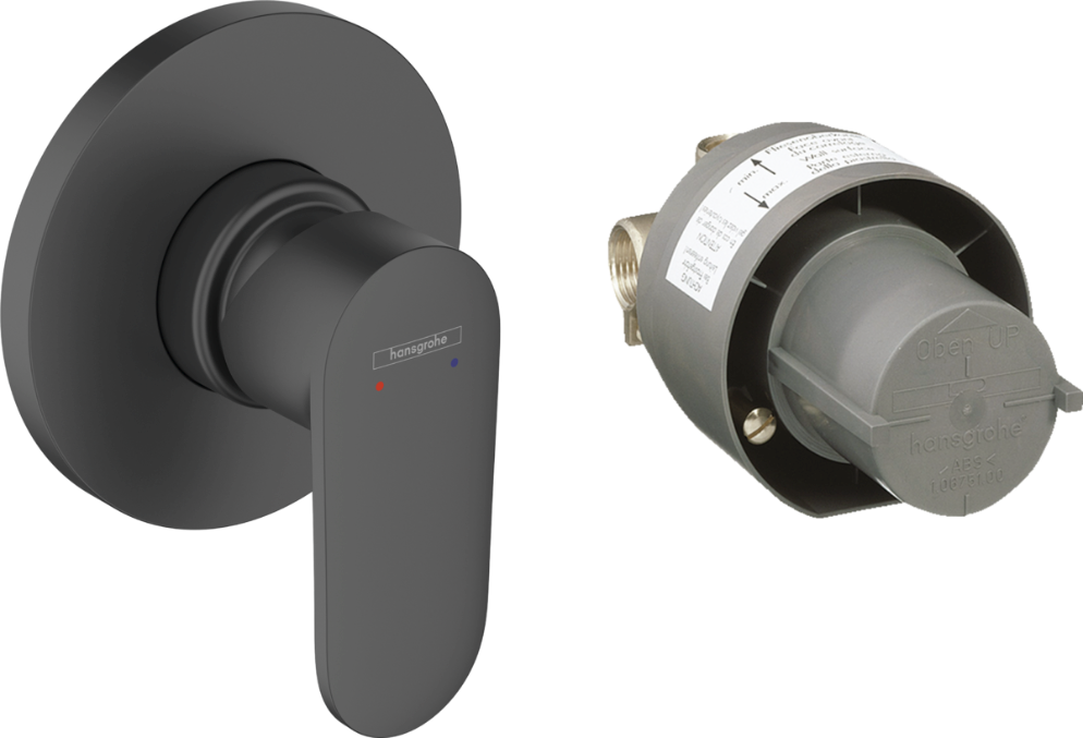 Hansgrohe Vernis Blend rubinetto per doccia da incasso nero 71663670