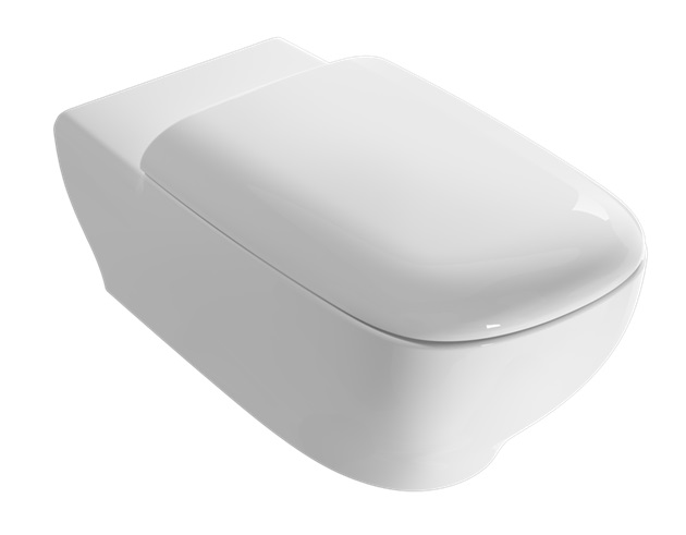 Globo Argento vaso wc sospeso senza brida bianco GEAS3BI