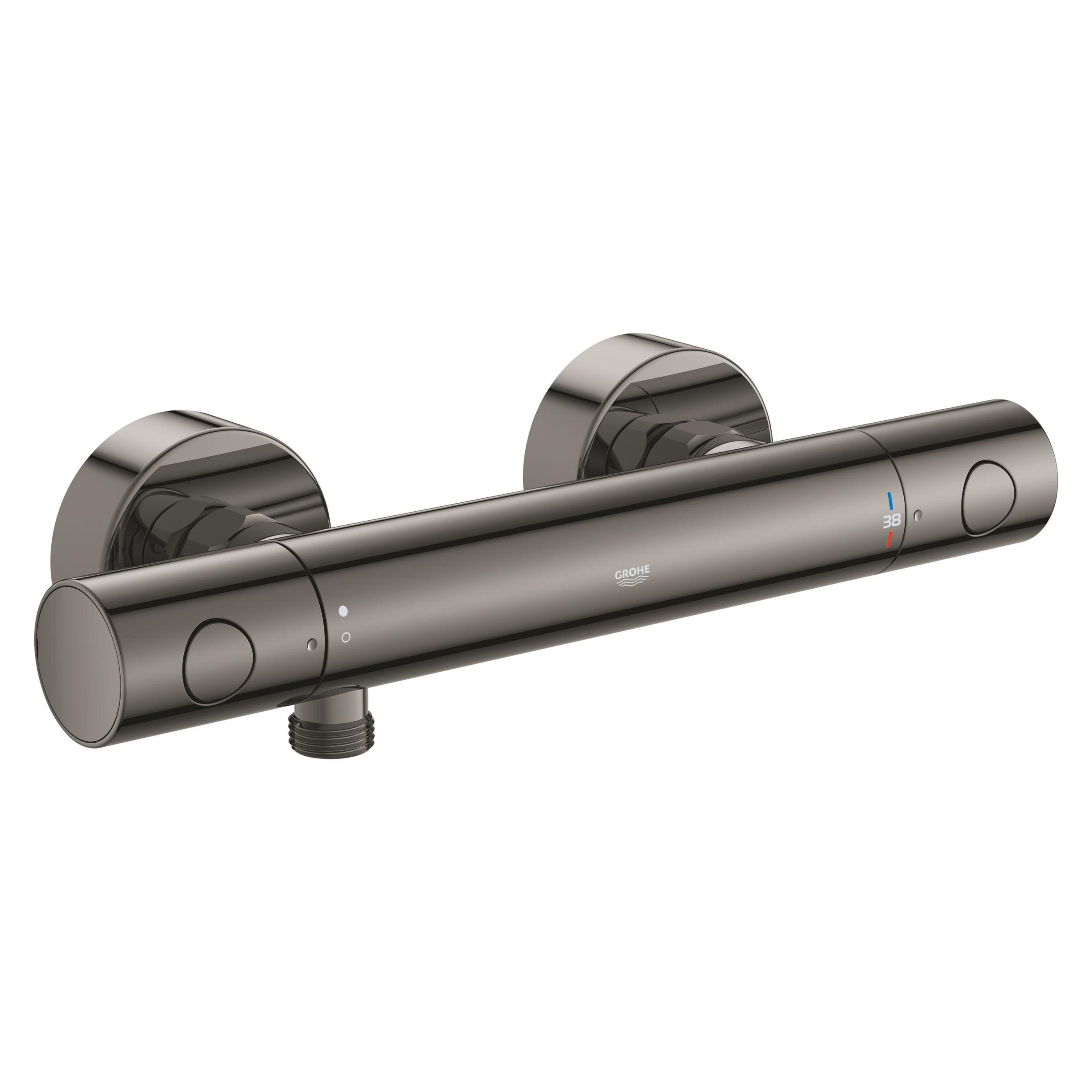 Grohe Grohtherm 800 rubinetto per doccia a parete con termostato Hard Graphite 34765A00