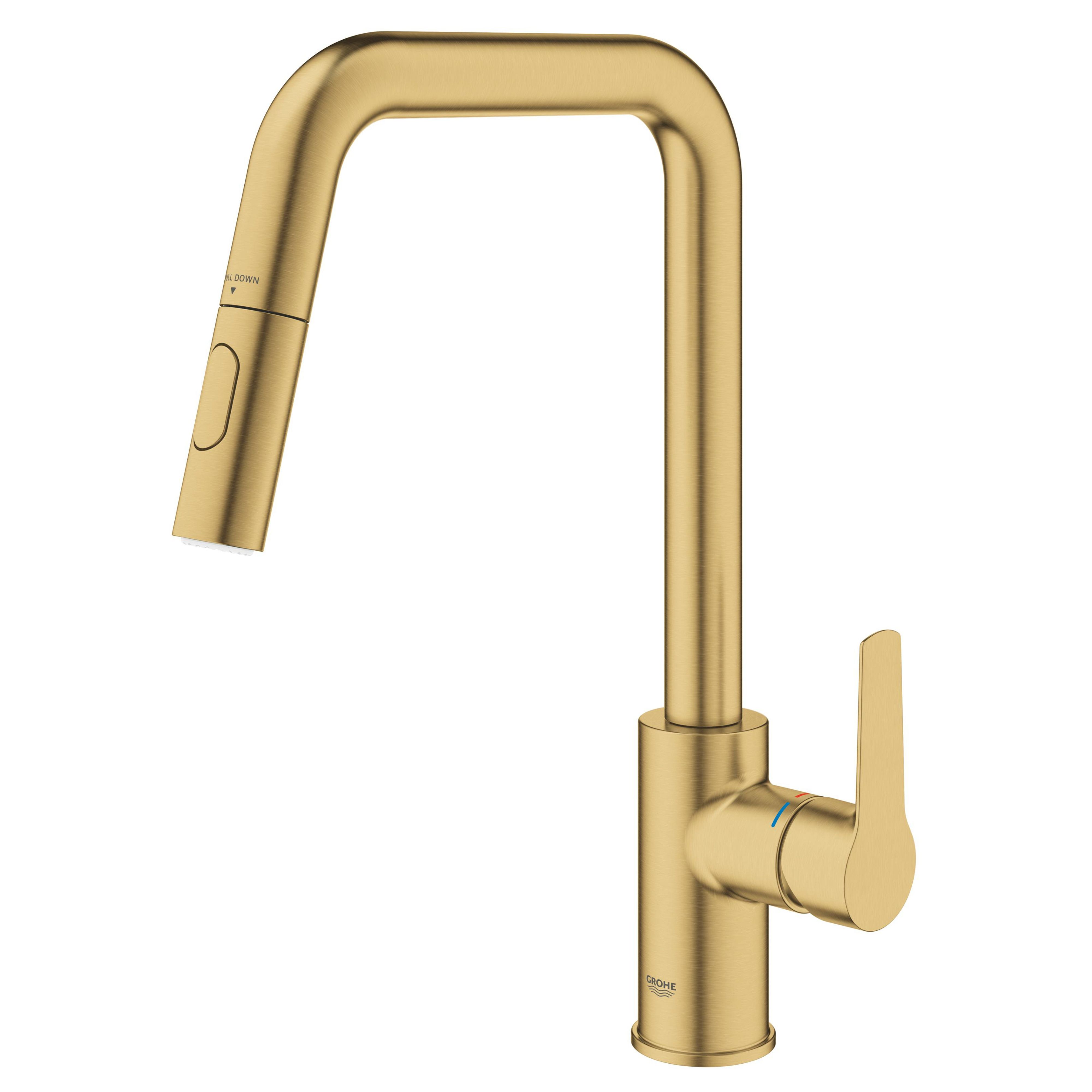 Grohe Start rubinetto da cucina verticale Brushed Cool Sunrise 30631GN0