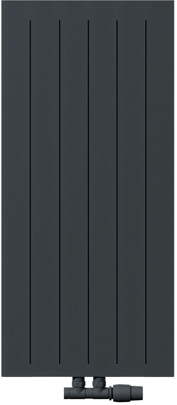 Radox Nova radiatore per ambienti 90x42 cm podłączenie inferiore nero RX-NVV.002T.900.420