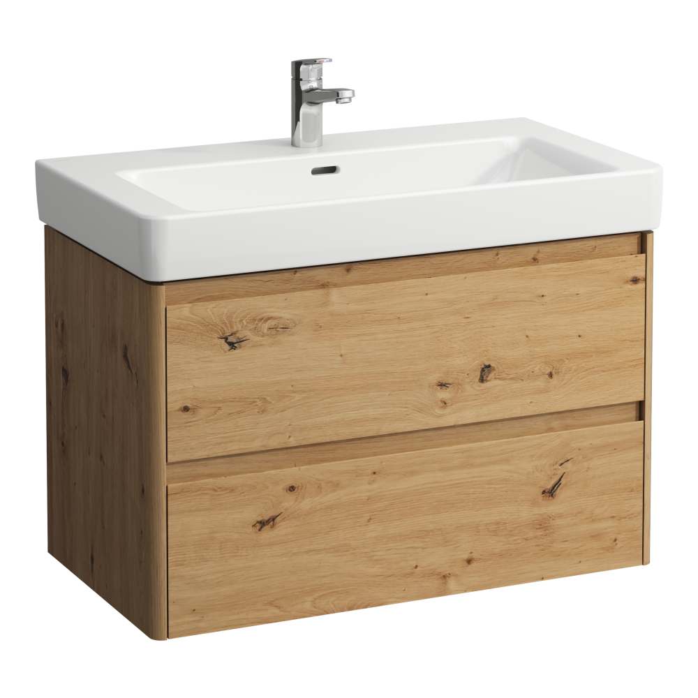 Laufen Base 2.0 armadietto 82x44.5x51.5 cm sottolavabo sospeso rovere H4113021082671